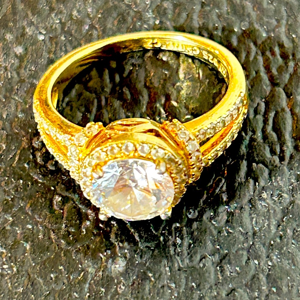 Silpada sterling silver and gold plated with cubic zirconia stones. New